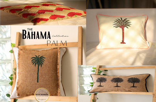 Escape to Paradise: PTH Homes’ New Bahama Handcrafted Cushion Collection