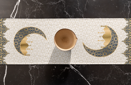Enhance Your Eid al-Fitr Festivities with PTH Homes' Authentic Islamic Art-Inspired Table Linens