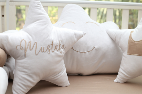 Customized Embroidered - Star Pillow