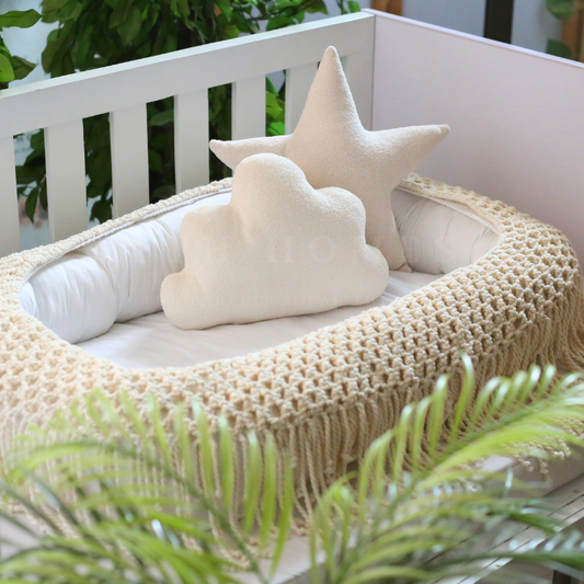 Exculsive Handmade Macrame Baby Lounger By PTH Homes