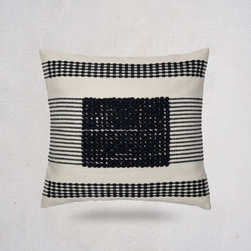 Moroccan XII - Handwoven Cushion Cover: A Timeless Blend of Craftsmanship and Style