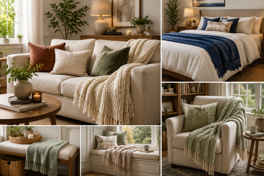 The Art of Layering: Beautiful Ways to Style Throw Blankets