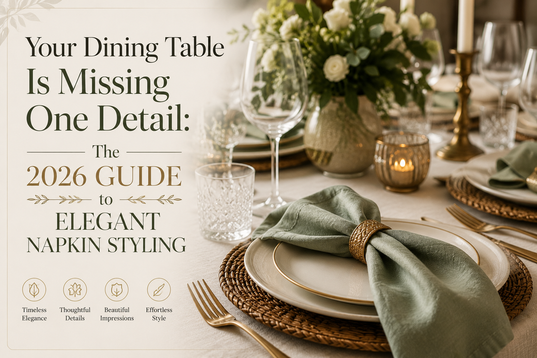 Your Dining Table Is Missing One Detail: The 2026 Guide to Elegant Napkin Styling