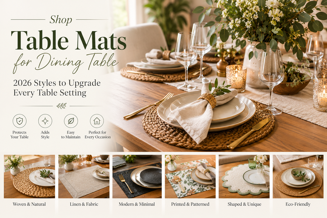 Shop Table Mats for Dining Table: 2026 Styles to Upgrade Every Table Setting