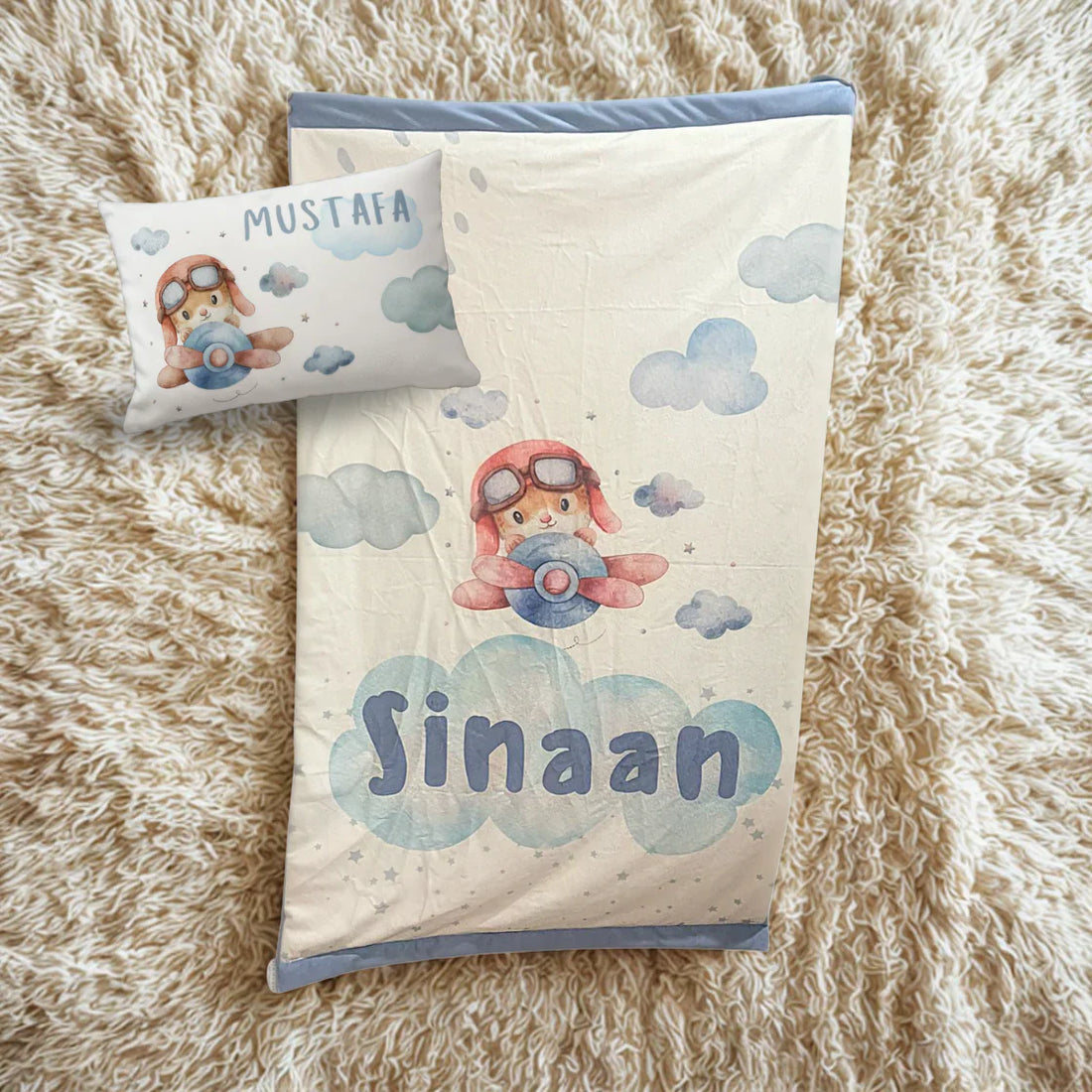 Blanket Set - Custom Printed (Baby/Child): Personalized Comfort for Your Little One