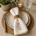 Home Sweet Home (Set of 2) Printed Cotton Napkin Set