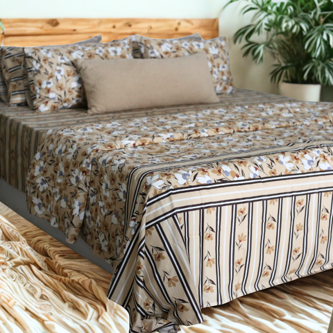 Beige Garden - Bedset