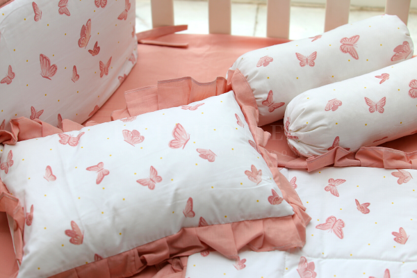 Little Butterflies - Crib Bedding Set