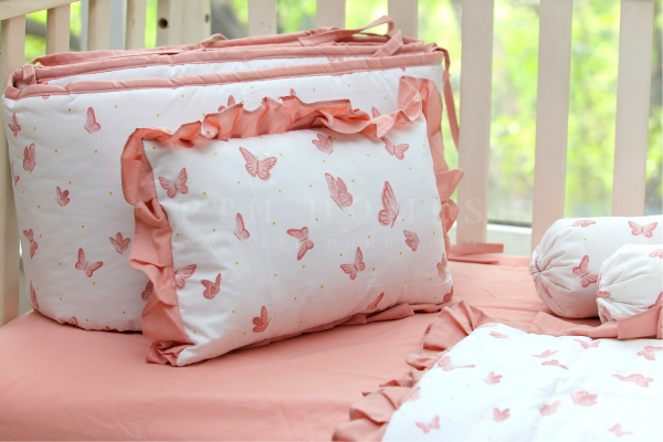 Little Butterflies - Crib Bedding Set