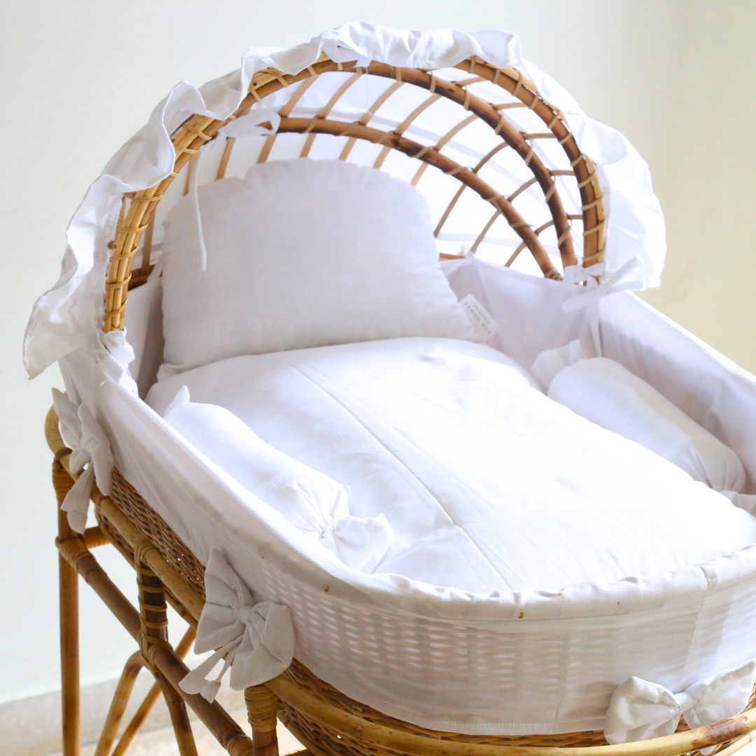 Rattan Baby Basket - Bedding