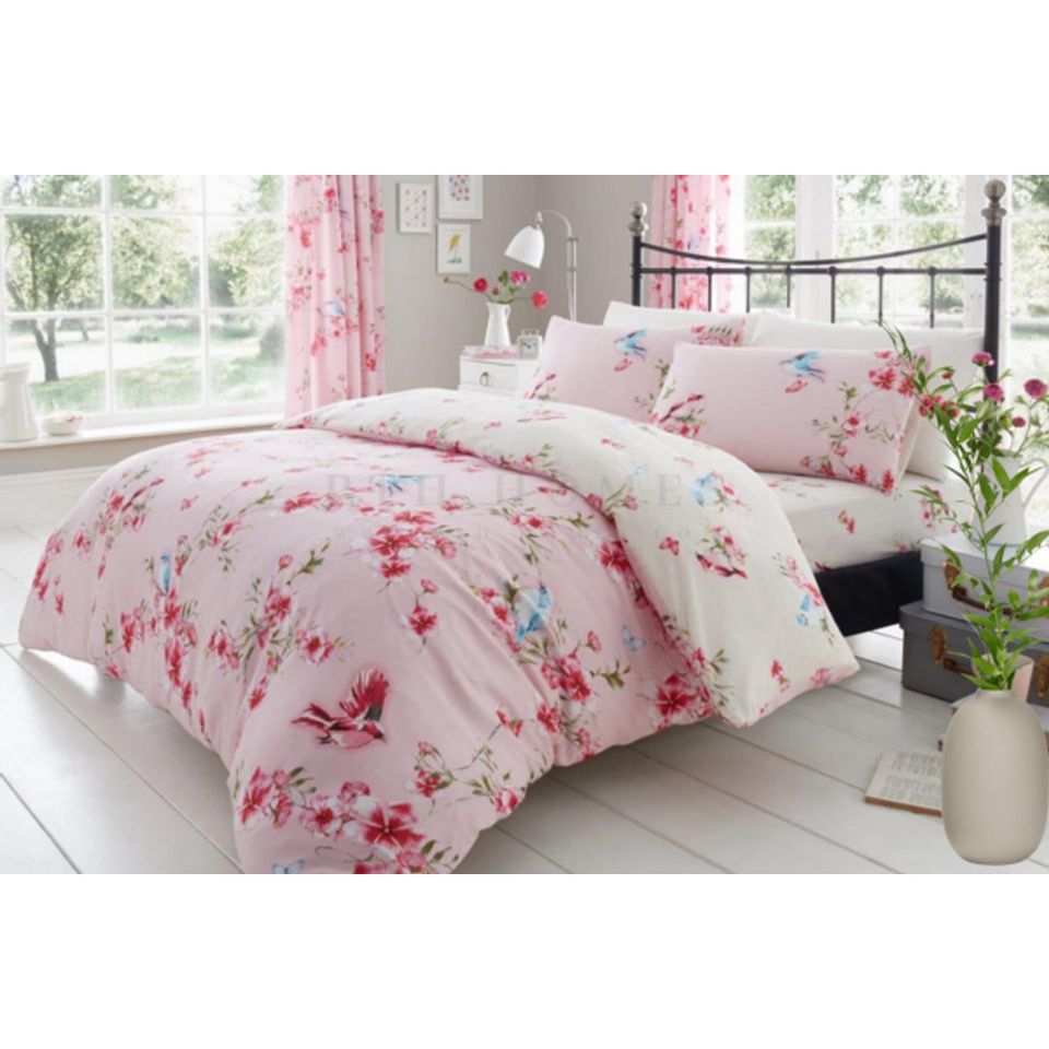 Pink Chirp - Complete Duvet Cover Set
