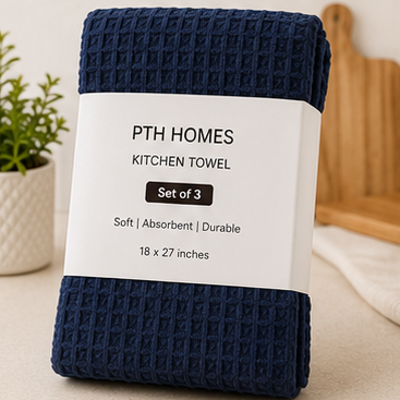 Waffle Kitchen Towel - Set of 3