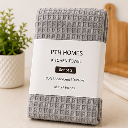 Waffle Kitchen Towel - Set of 3