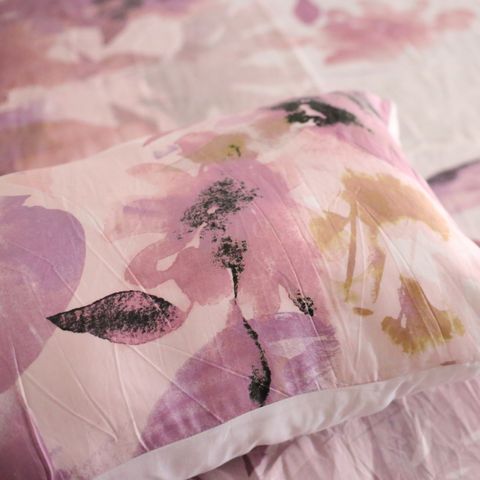 Lilac Garden - Cotton Satin