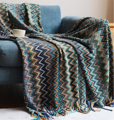 Bohemian Blue - Throw Blanket