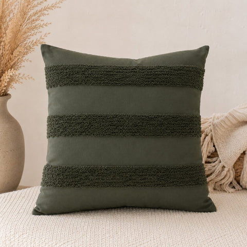 Olive Tuft - Cushion Covers