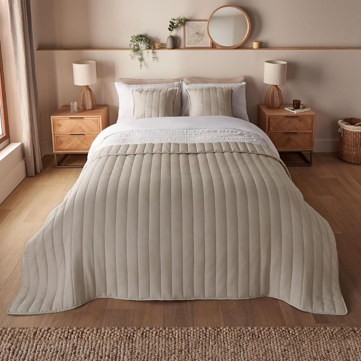 Lined - Quilted Bedspread Set