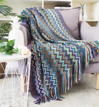 Bohemian Blue - Throw Blanket