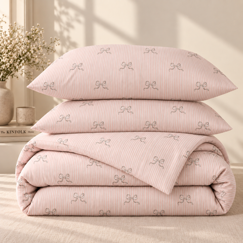 Blush Bows (Mini) - Cotton Satin