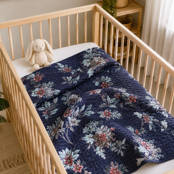 Crib Blanket - Fleur