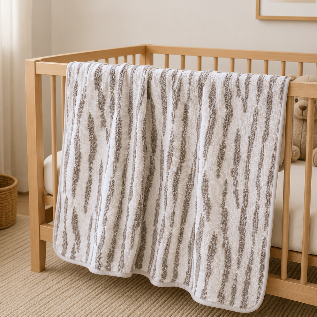 Crib Blanket - Zebra