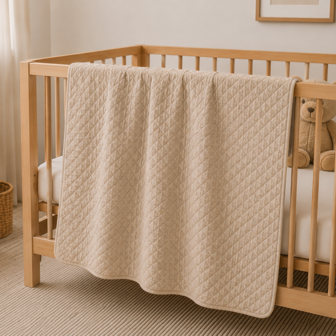 Crib Blanket - Beige