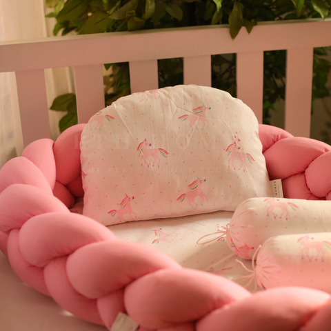 Rainbow Unicorn - Braided Baby Lounger