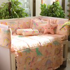 Rainbow & Stars - Crib Bedding Set