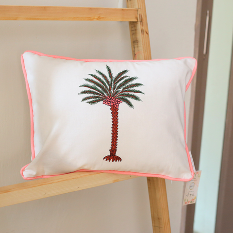 Bahama Palm | - Embriodered Cushions Covers