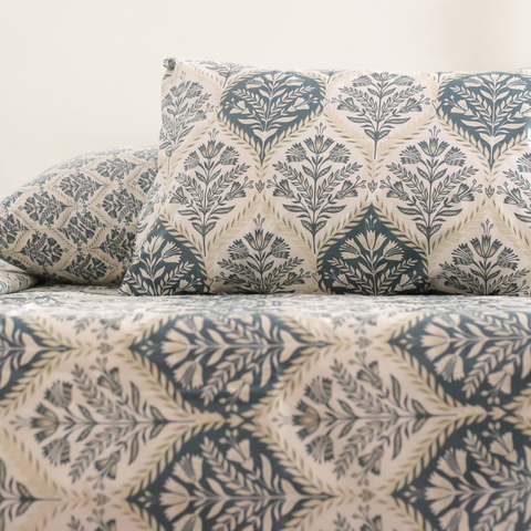 Navy Paisley - Bedset