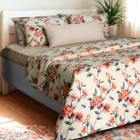 Beige Garden - Bedset