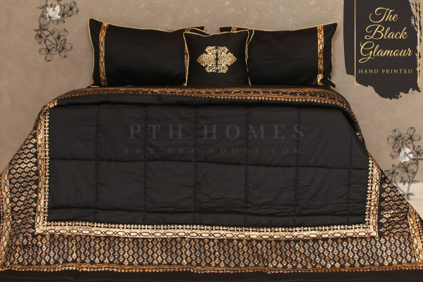 Black Glamour - Block Printed