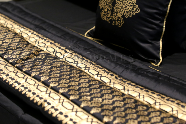 Black Glamour - Block Printed