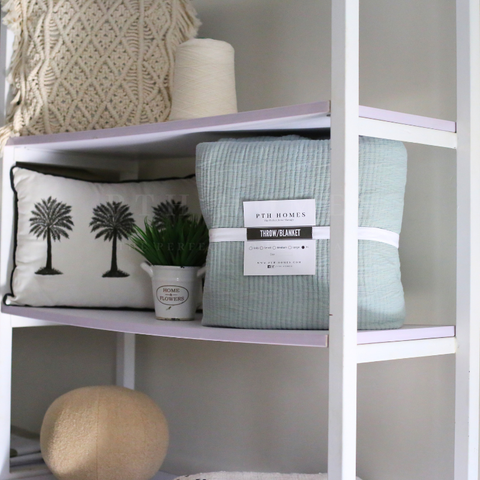 Striped Stitched - Coverlet Blanket