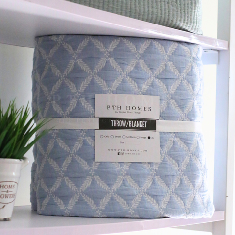 Fern Trellis Matelasse - Coverlet Blanket