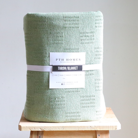 Green - Cotton Blanket