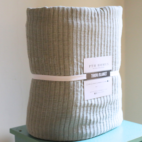 Double Stitch - Coverlet Blanket