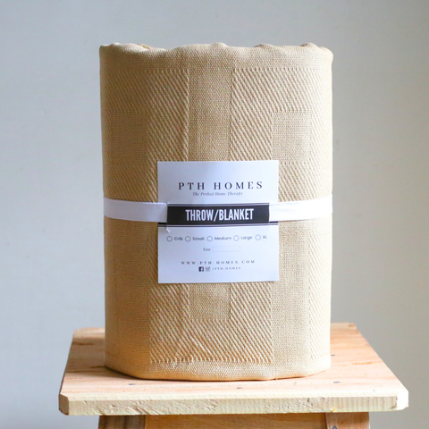 Beige - Cotton Blanket