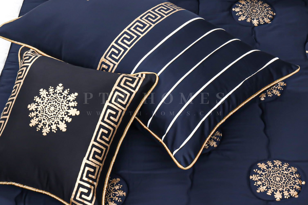 Navy Royale - Block Printed