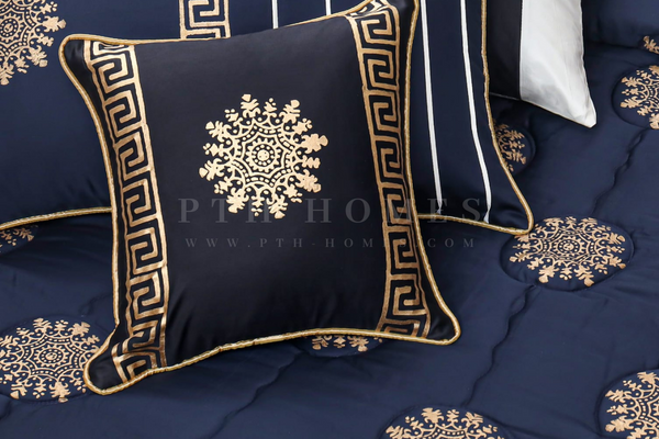 Navy Royale - Block Printed