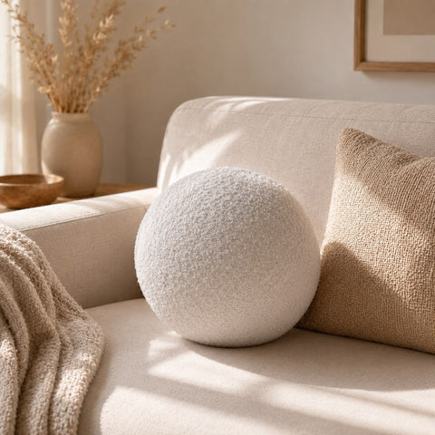Bouclé - Round Cushion