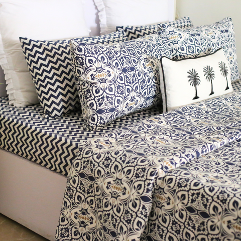 Blue Motif - Bedset