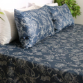 Midnight Blue - Cotton Satin