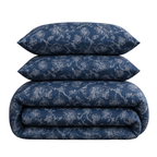 Midnight Blue - Cotton Satin