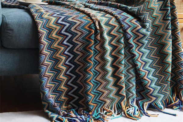 Bohemian Blue - Throw Blanket