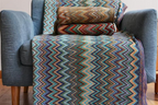 Bohemian Blue - Throw Blanket
