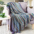 Bohemian Blue - Throw Blanket