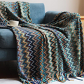 Bohemian Blue - Throw Blanket