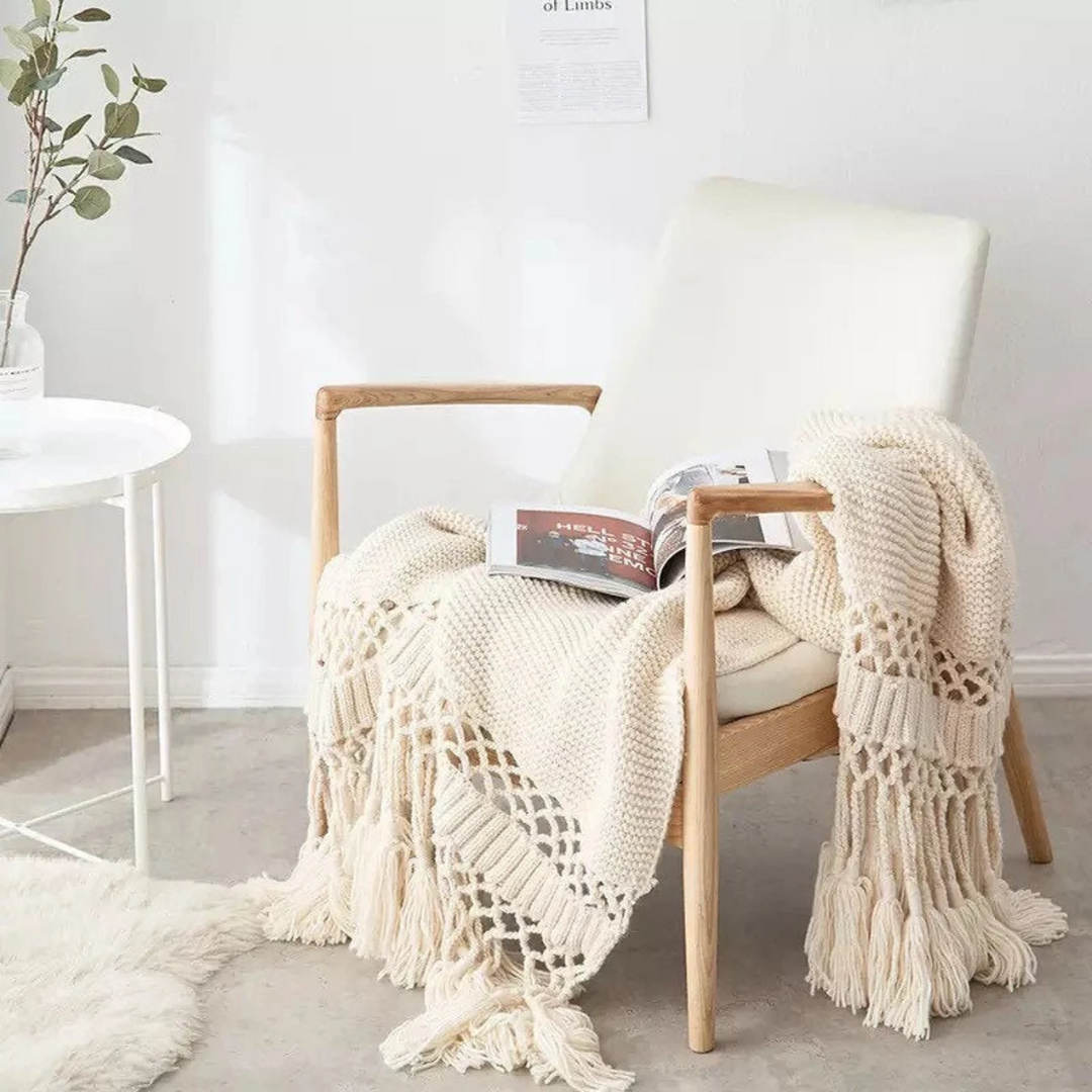 Boho Macrame - Throw Blanket