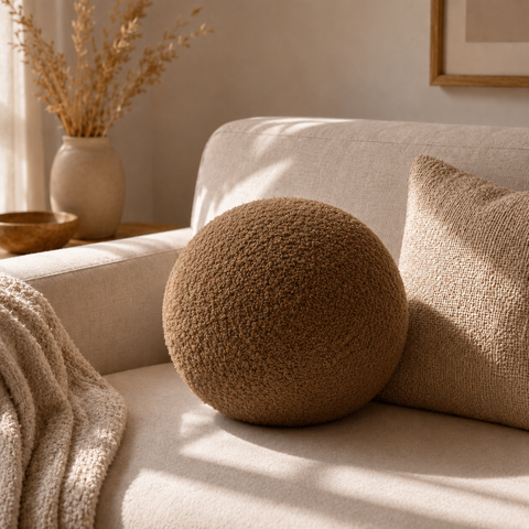 Bouclé - Round Cushion